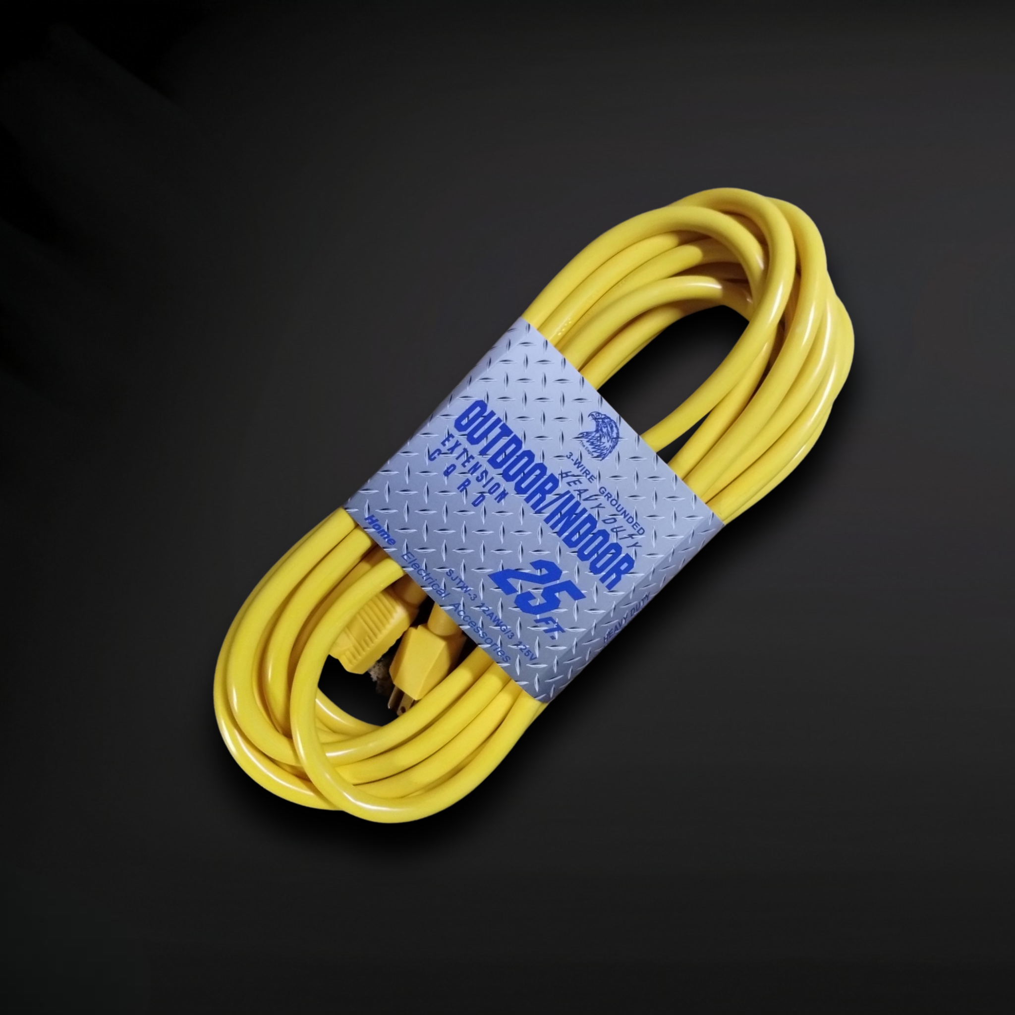 Yellow 25-Foot Heavy Duty Extension Cord – Zack Wholesale