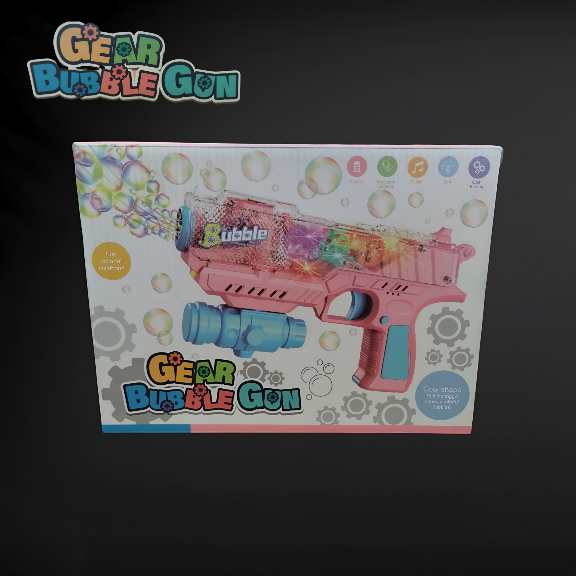 Gear Bubble Gun - Zack Wholesale