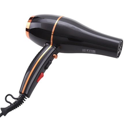 Professional Ionic Hair Dryer 2000W – GVC GW-8522, Fast Dry, Cool Shot, Lightweight – 26cm Black & Gold Salon Blow Dryer