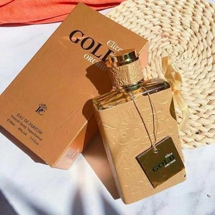 Gold Orchid Eau De Parfum for Women – 100ml Long-Lasting Luxury Fragrance by Elite
