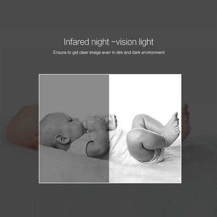 1080P Wireless WiFi Security Camera with Night Vision – 360° Indoor IP Surveillance Cam with Motion Detection, Audio, and 5 Antennas for Strong Signal