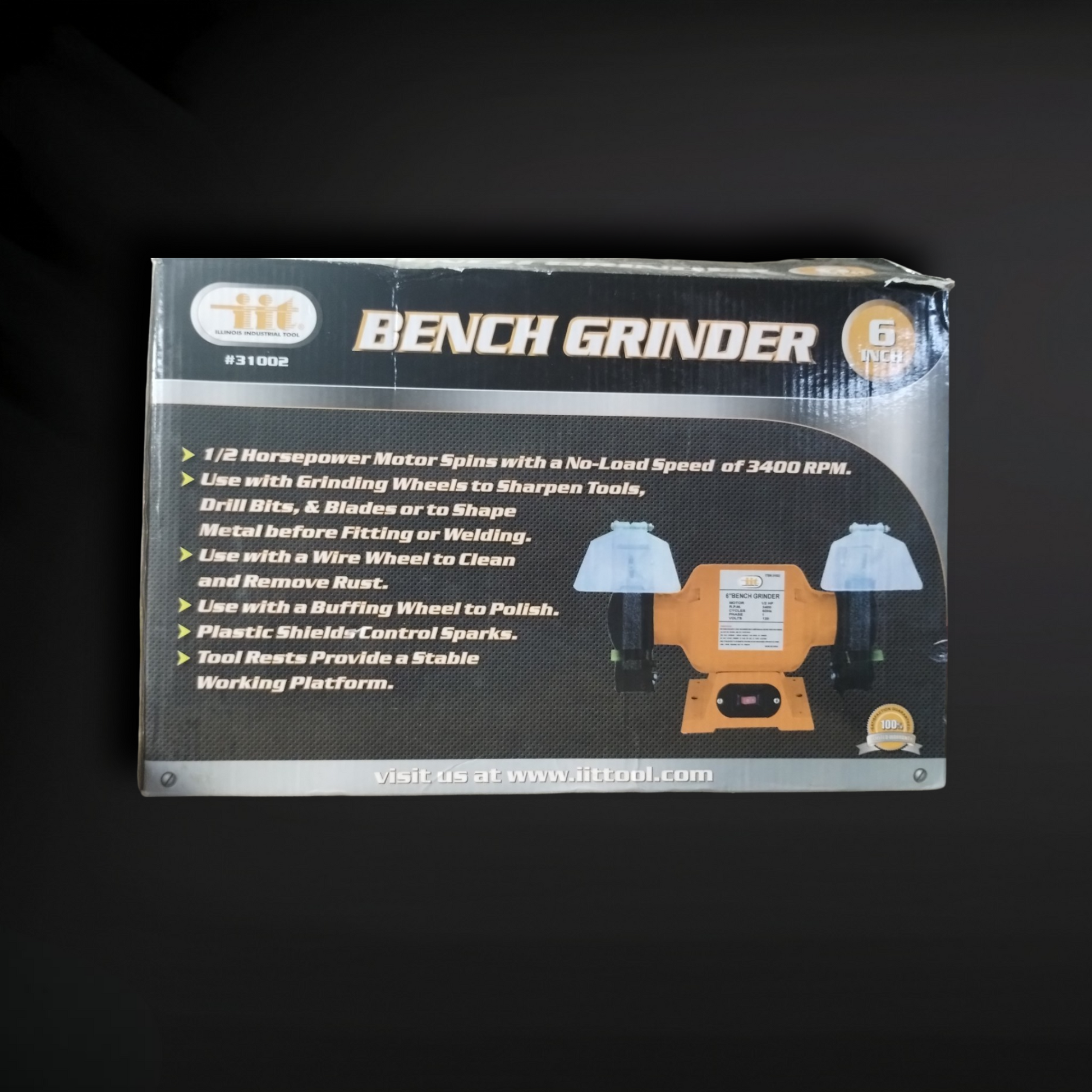 1/2 HP 6-Inch Bench Grinder - Zack Wholesale