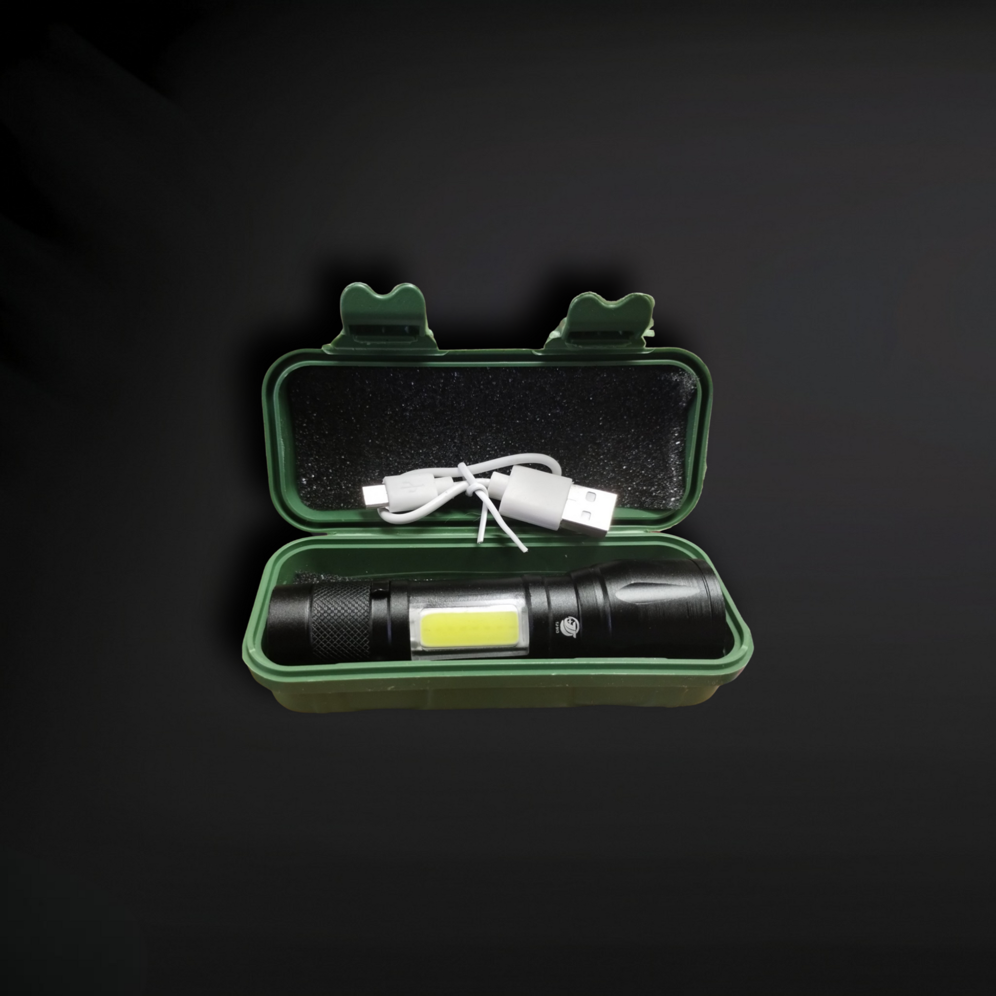 Mini Flashlight with 2 Modes (Camo or Black) - Zack Wholesale