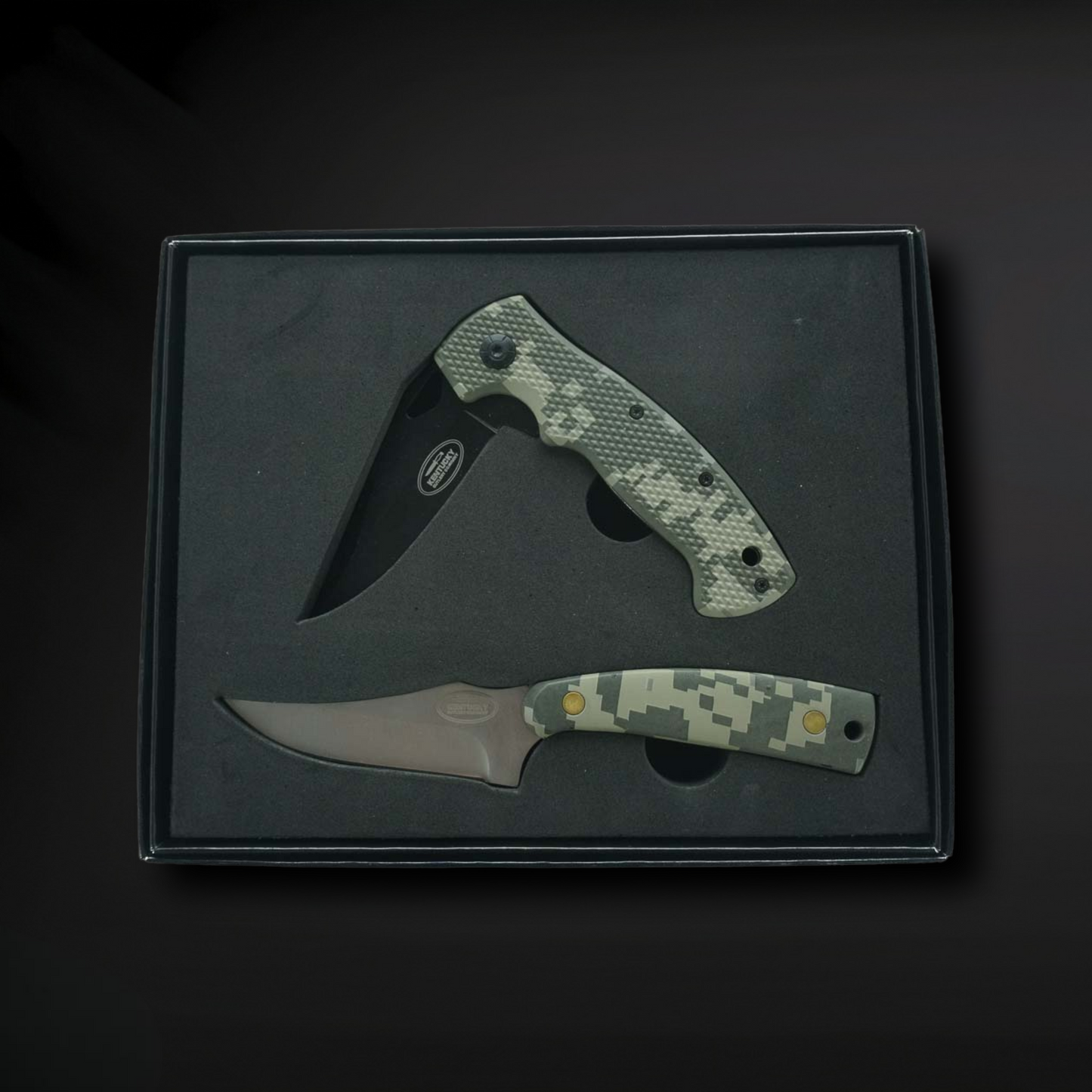 Knife - 2 PC Set, Skinner & SA Camo - Zack Wholesale