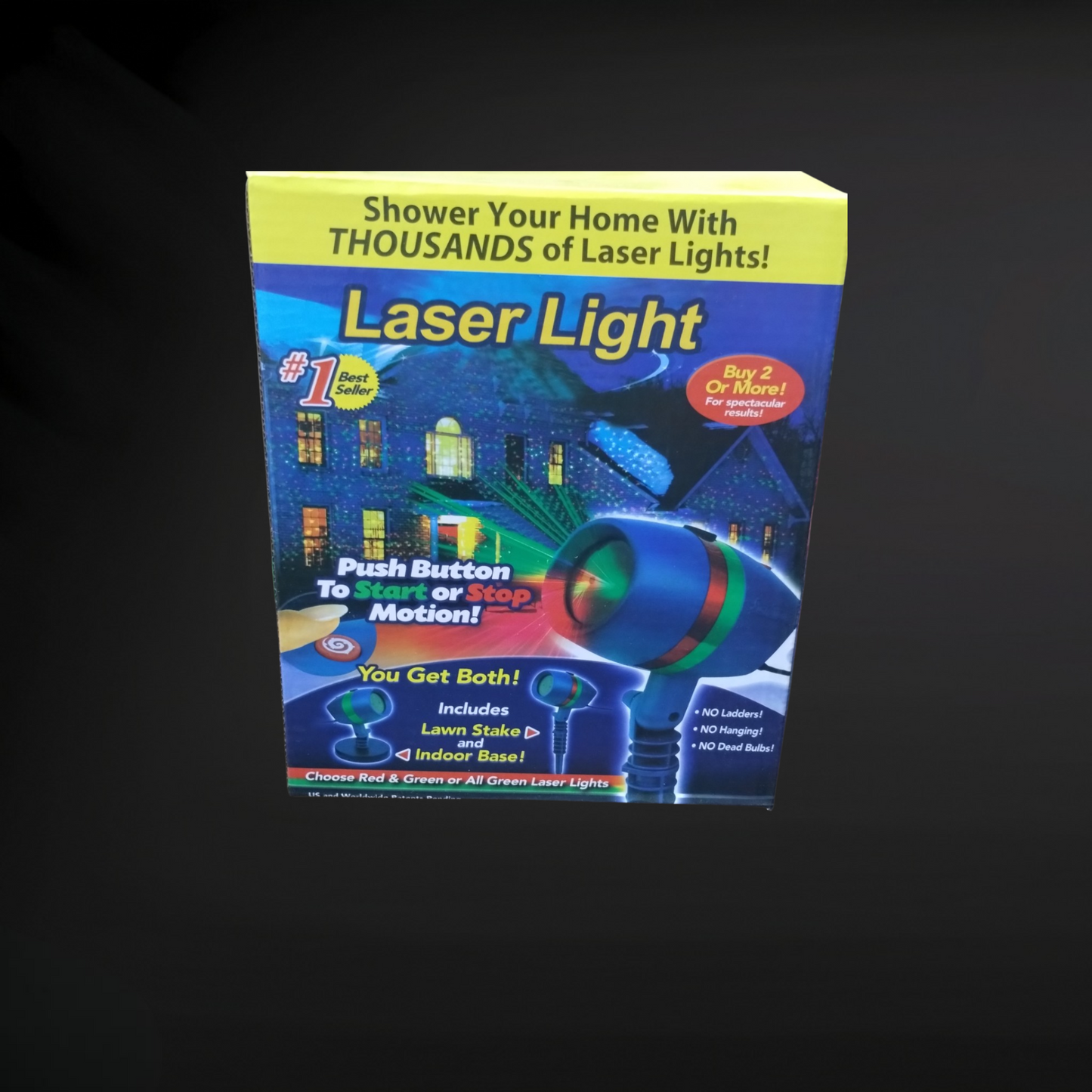 Laser Light Shower Show - Mesmerizing Outdoor Decor - Zack Wholesale