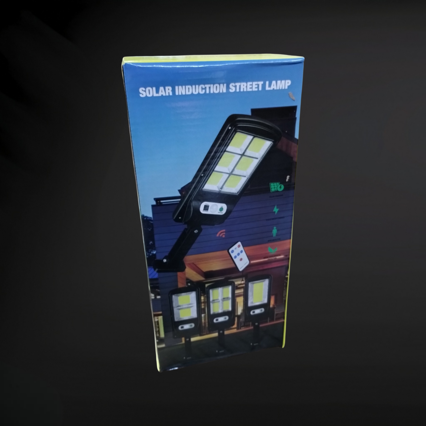 Solar-Powered LED Street Light with Motion Detector and App Control | Smart Lighting Solution
