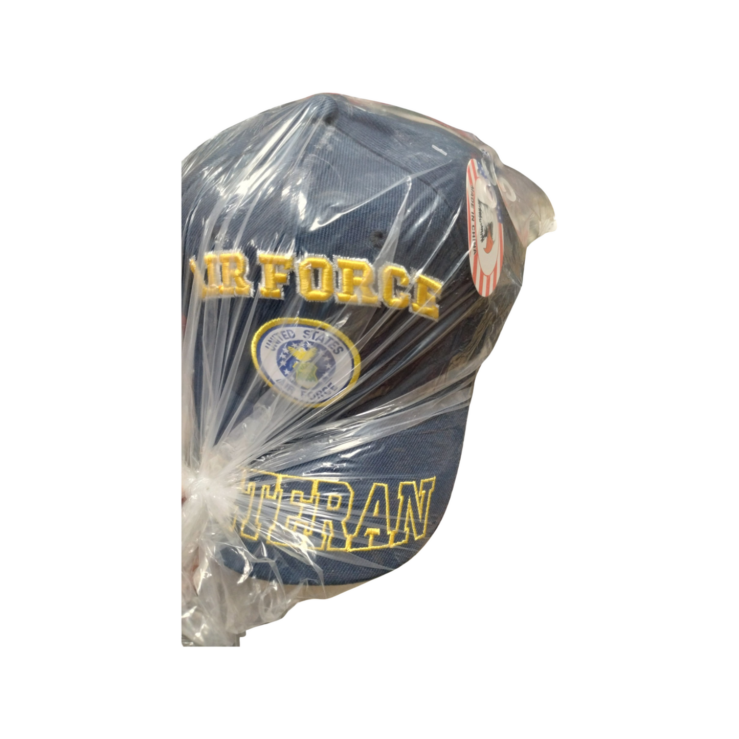 "Airforce Veteran Baseball Caps - Assorted Color Options - Patriotic Headwear"