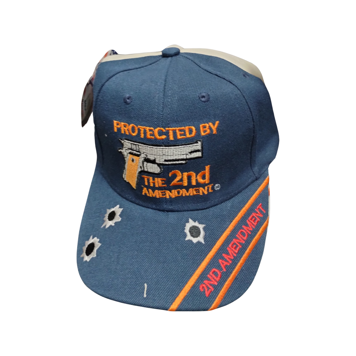 "Protected by Second Amendment Baseball Cap - Pro-Gun Rights Headwear"