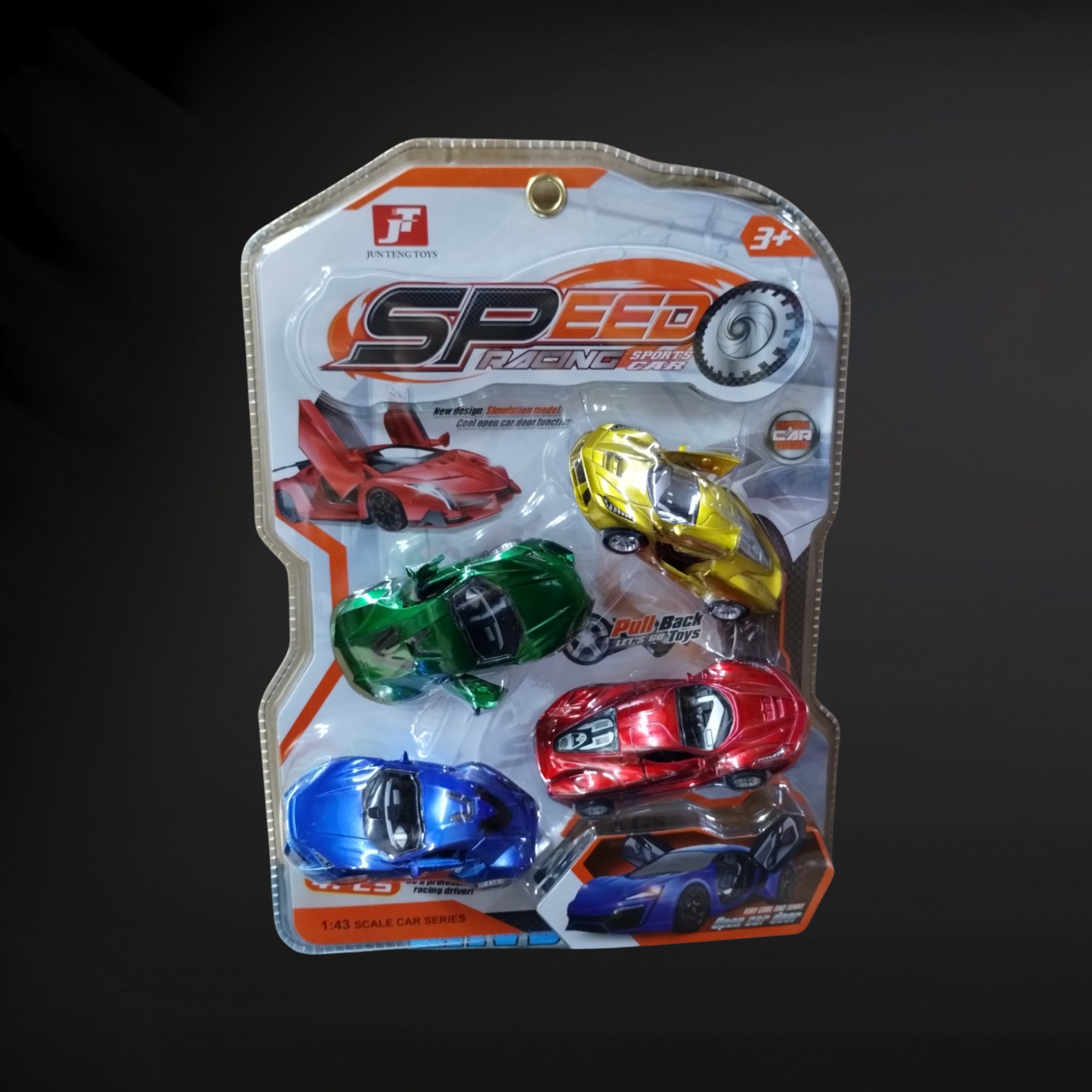 Die-Cast 4-Piece Car Set Toy | Collectible Vehicles for Play and Display