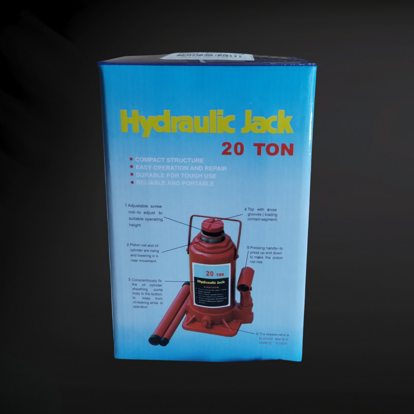 20-Ton Hydraulic Jack | Heavy-Duty Lifting for the Toughest Tasks