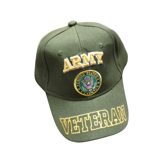 "U.S. Army Veteran Baseball Cap - Military Pride Headwear"