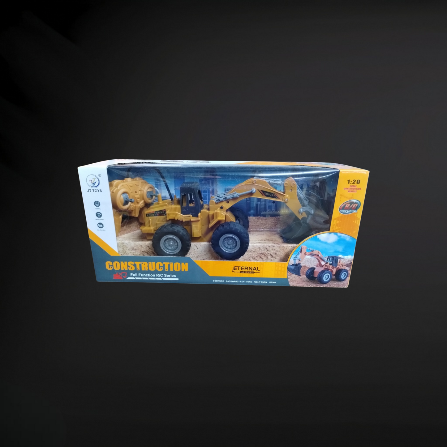 RC Construction Excavator Toy - Remote Control Digger for Kids and Adults