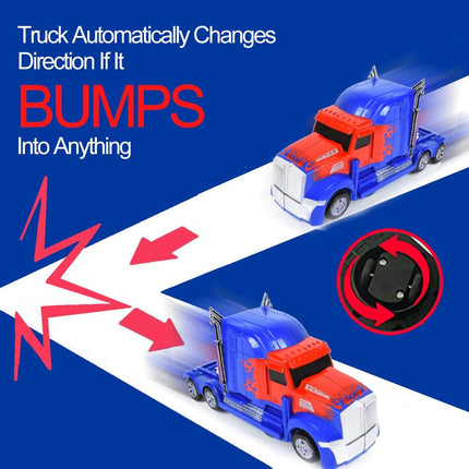 Transforming Robot Truck Toy – Lights, Sounds & Automatic Conversion Action