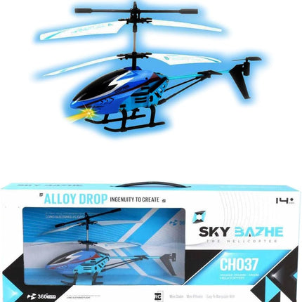 Mini Helicopter Remote Control Micro RC Helicopter with Gyro and LED Light 3.5HZ Channel