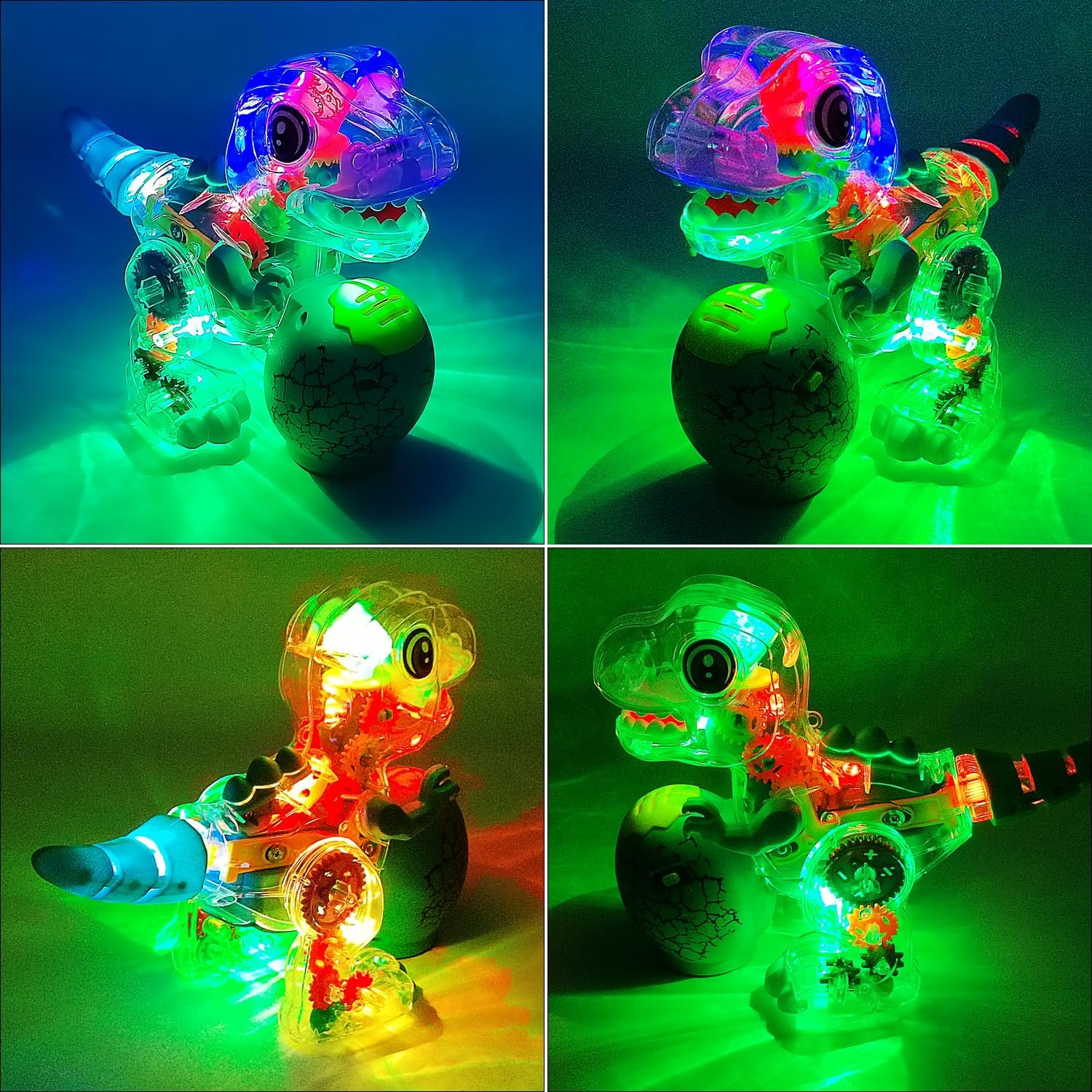 dino gear Interactive Dino Gear Transparent Dinosaur Toy - | Wholesale Toys