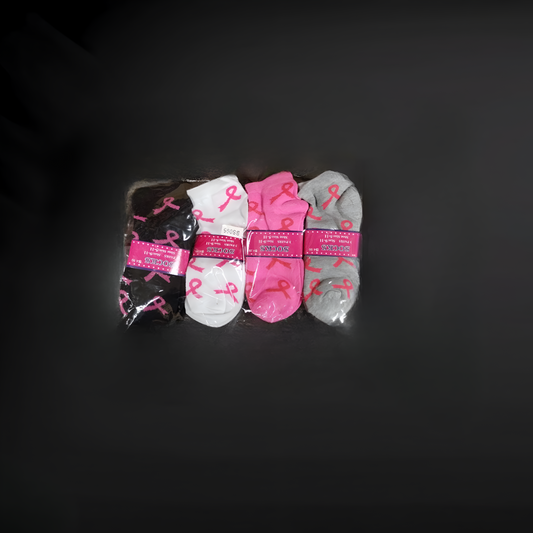 Breast Cancer Awareness Ankle Socks Zack Wholesale