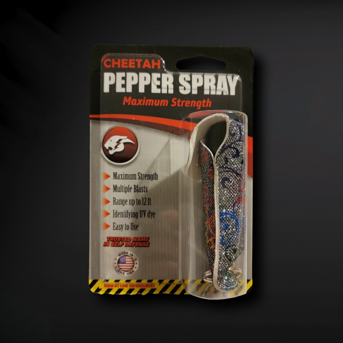 "Cheetah Pepper" Spray with Holster - Zack Wholesale