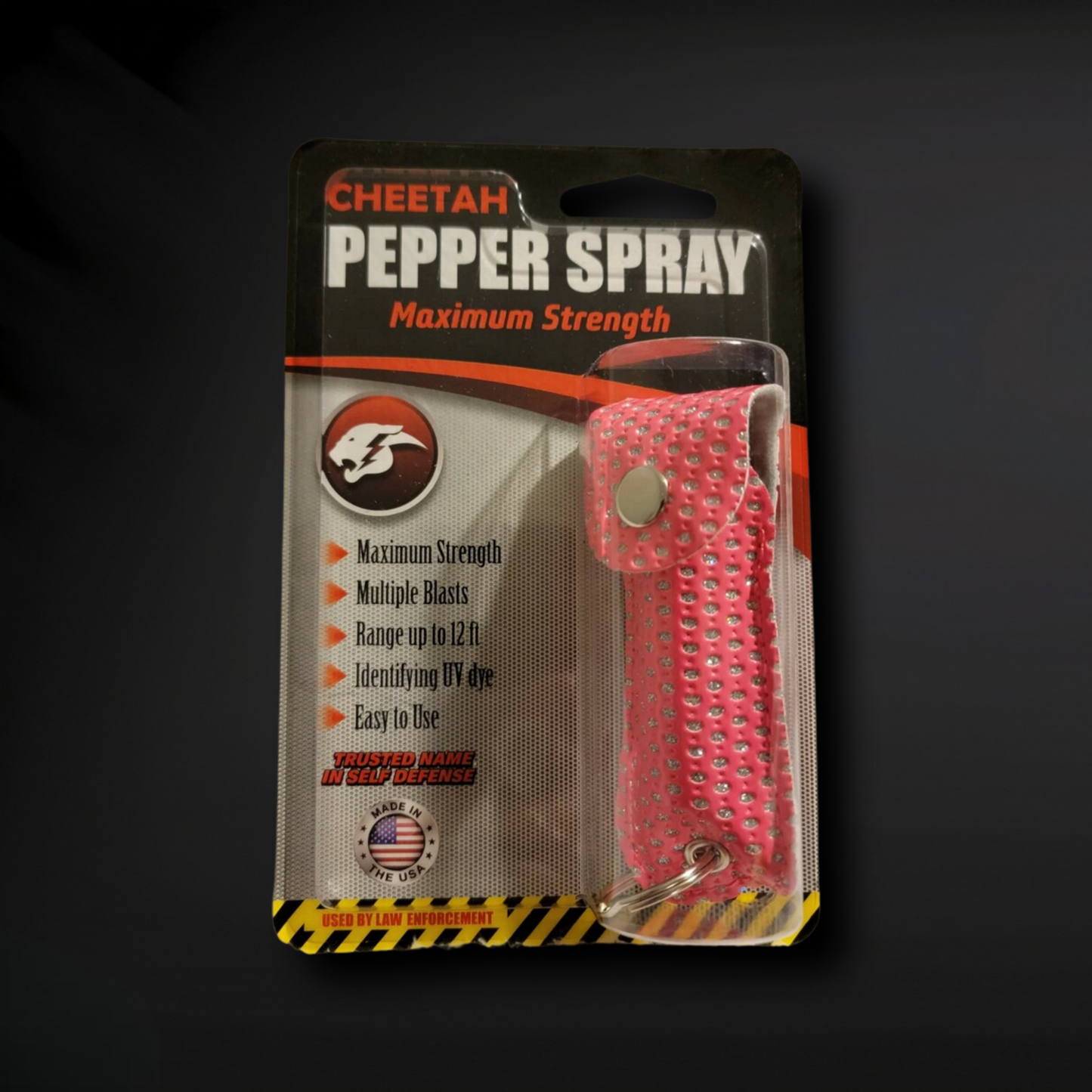 "Cheetah Pepper" Spray with Holster - Zack Wholesale