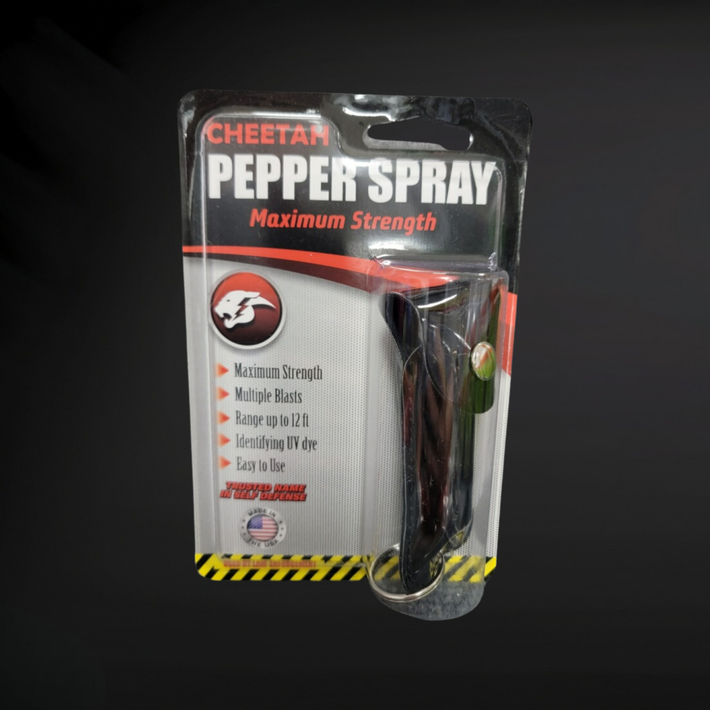 "Cheetah Pepper" Spray with Holster - Zack Wholesale
