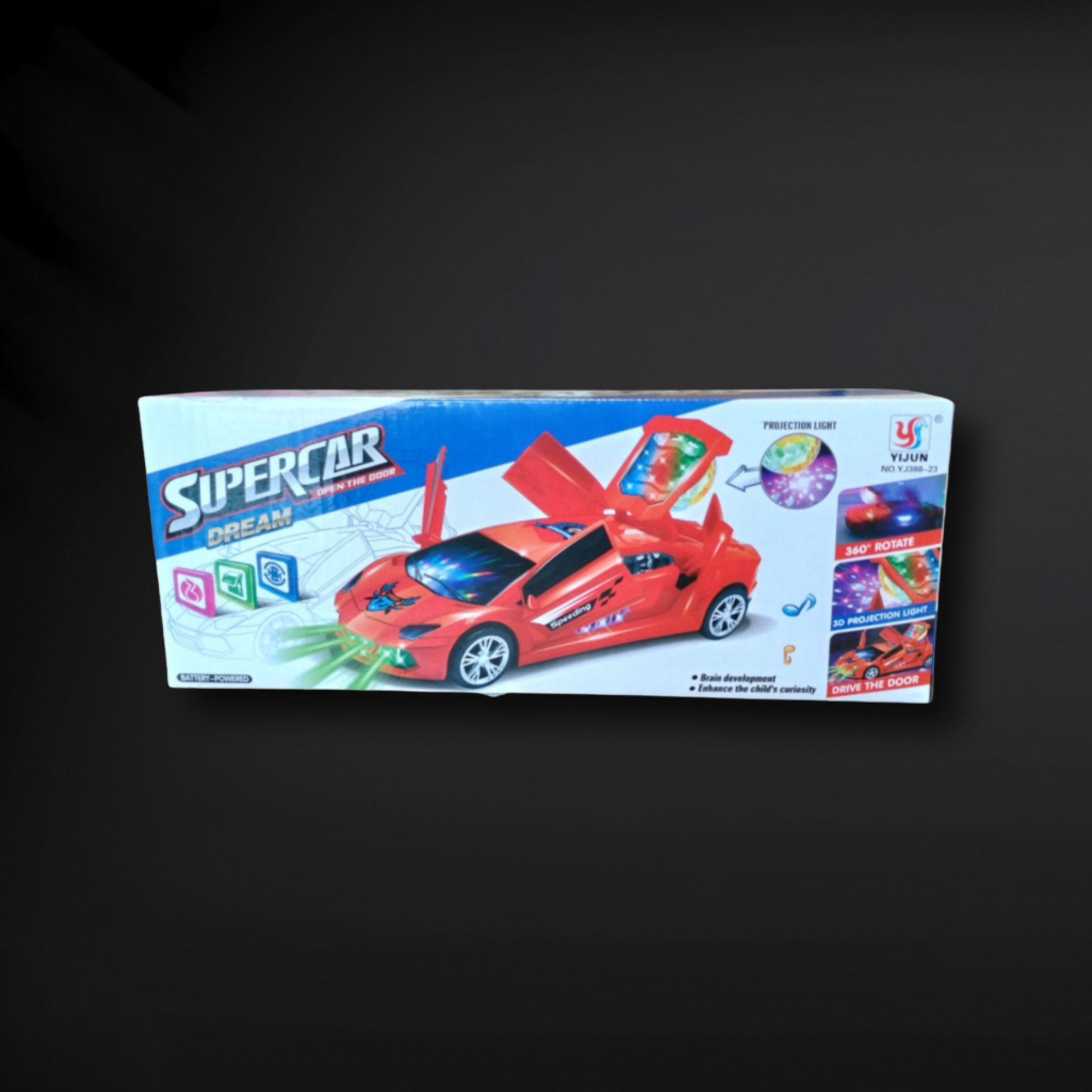 Self-Driving Supercar Light-Up Toy with Music Zack Wholesale