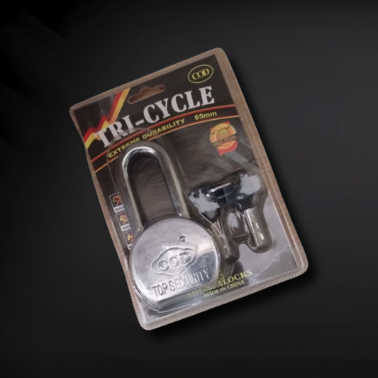 "Tri-Cycle" Steel Padlock Zack Wholesale