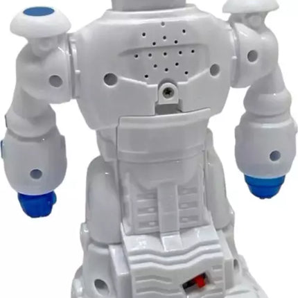 Interactive Space Robot Toy – Lights, Sounds & Action Features for Kids