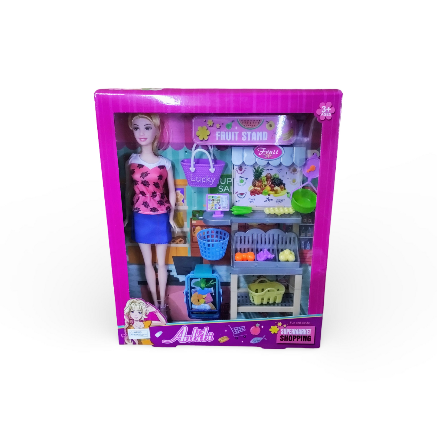 TY-PB043 Fruit Stand Doll Playset