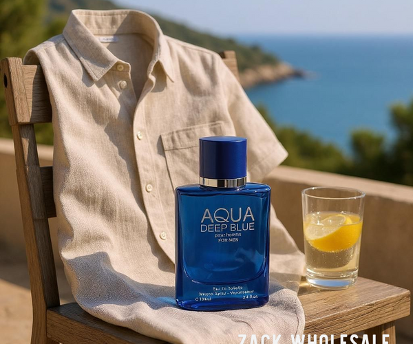 Long-Lasting Aqua Deep Blue Eau de Toilette for Men | Wholesale