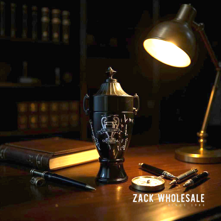 In-Victory Gunmetal Trophy Bottle Cologne – Bold Men's Eau de Toilette Spray 100ml