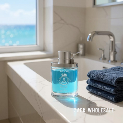 Naval Blue Eau de Toilette for Men – Fresh Oceanic Scent | Long-Lasting Masculine Fragrance (100ml)