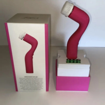 4-in-1 Electric Facial Cleansing Brush with 4 Brush Heads & Batteries Included – Deep Pore Cleanser for Women & Men