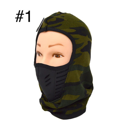 Tactical Camouflage Full Face Balaclava – Windproof Ski Mask for Hunting, Airsoft, & Outdoor Sports