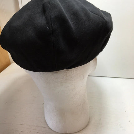 Men’s Classic Black Flat Cap – Vintage Newsboy Ivy Hat for Casual & Formal Wear