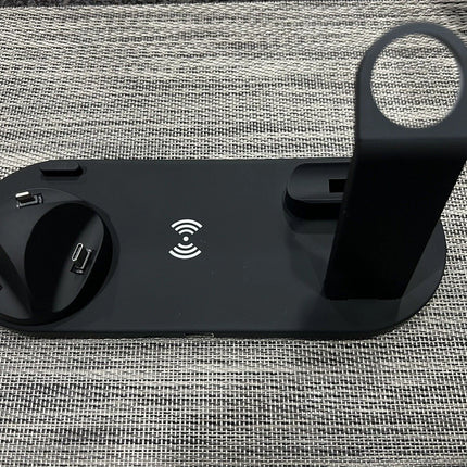 3-in-1 Universal Charging Dock – Stand for iPhone, Apple Watch & AirPods (Type-C/USB Compatible)