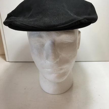 Men’s Classic Black Flat Cap – Vintage Newsboy Ivy Hat for Casual & Formal Wear