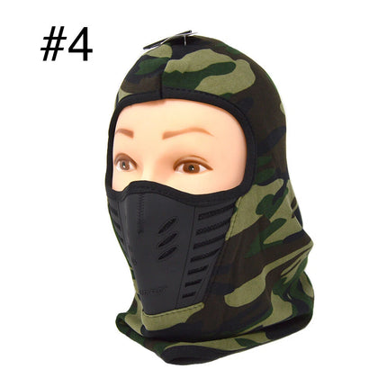 Tactical Camouflage Full Face Balaclava – Windproof Ski Mask for Hunting, Airsoft, & Outdoor Sports