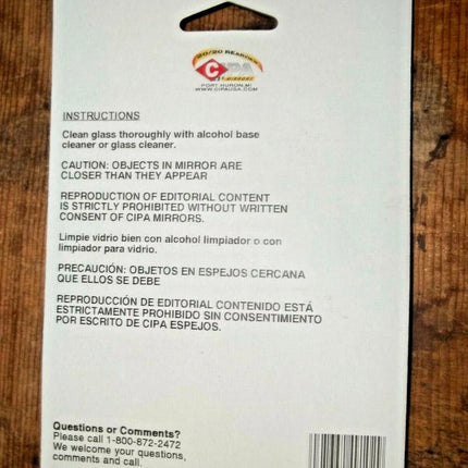 2-Inch Stick-On Convex Blind Spot Mirror – 51mm Round Adhesive Mirror for Cars, Trucks, and SUVs – Wide Angle Safety Rearview