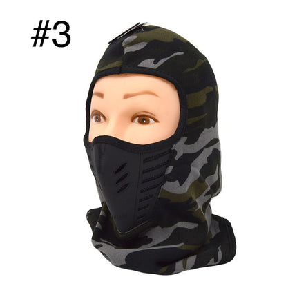 Tactical Camouflage Full Face Balaclava – Windproof Ski Mask for Hunting, Airsoft, & Outdoor Sports